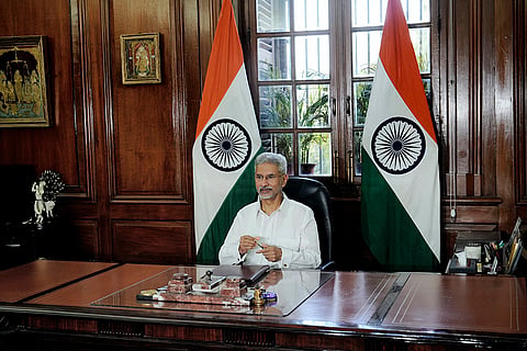 S Jaishankar takes charge as EAM